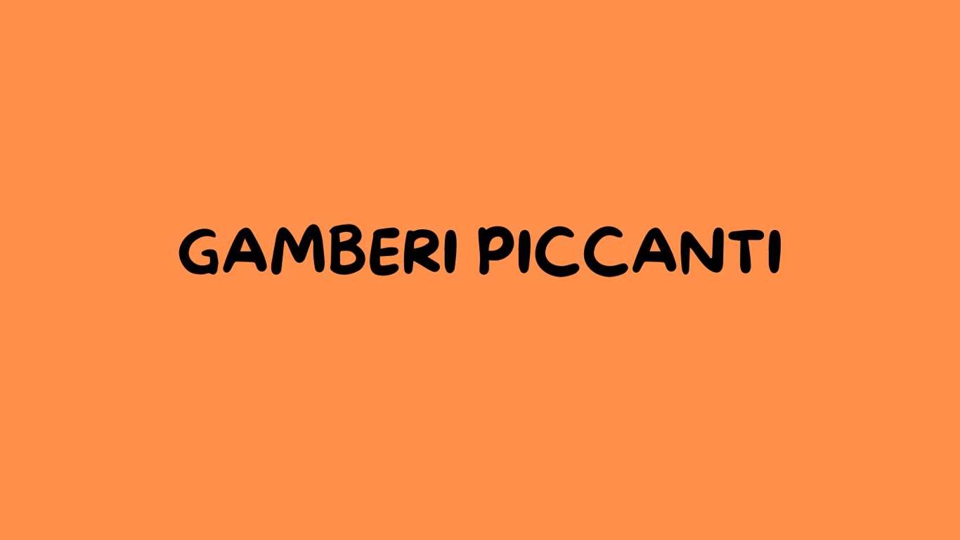  Gamberi Infornati-Arrostiti 10€