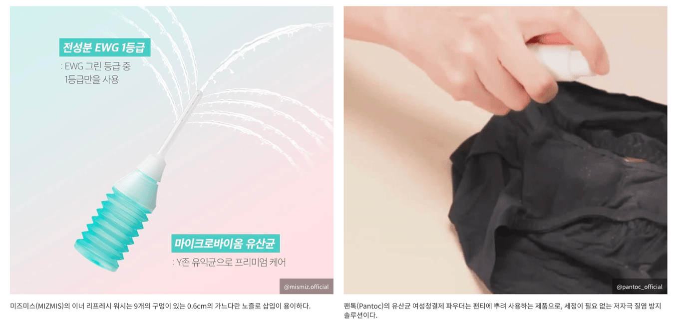 WGSN 리포트 <2025 K뷰티의 미래> 중, W&Y존 케어: 한국의 인티메이트 뷰티 기회