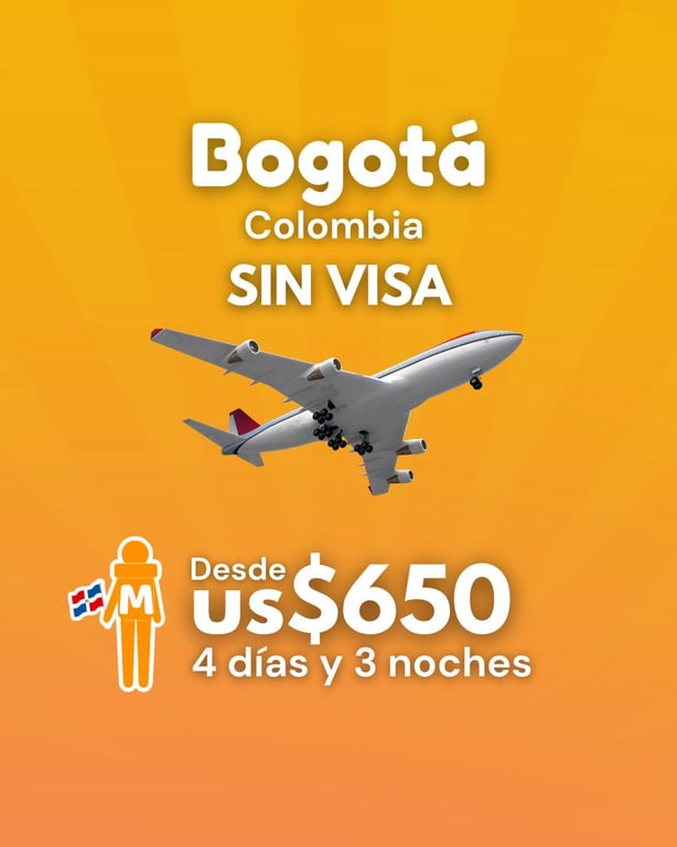 Colombia SIN VISA - Bogotá Diferente- 4 Días y 3 Noches