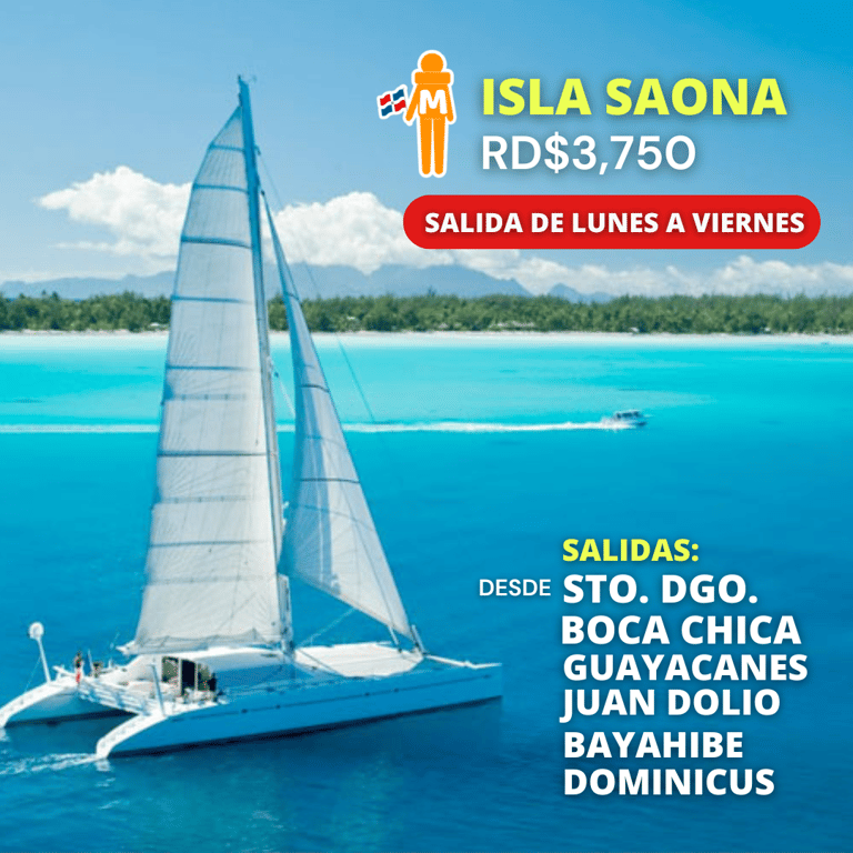 Isla Saona _ de Lunes a Viernes desde Sto Dgo