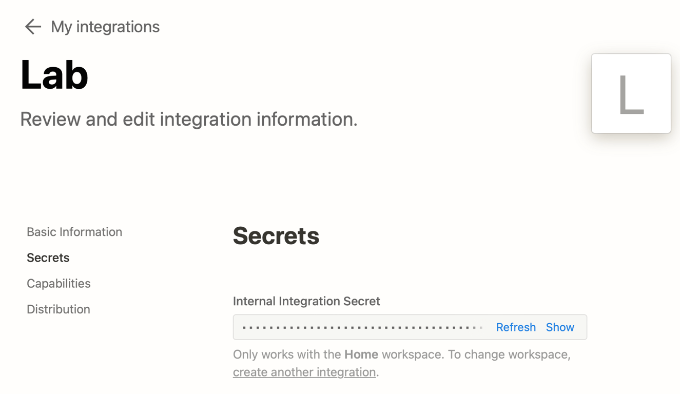 Click “Show” first and then “Copy”