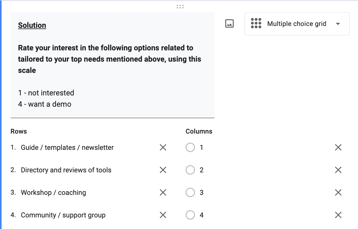 Voice of Customer Survey: Prioritizing Solution Ideas