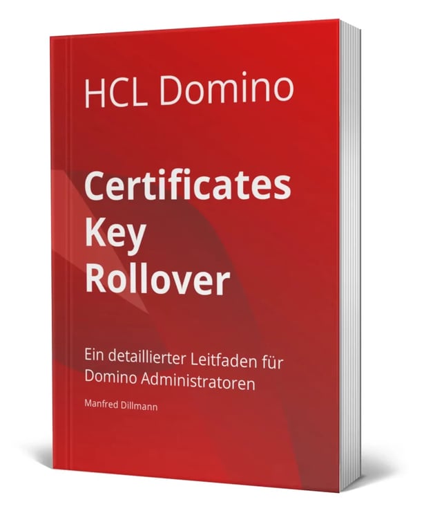 HCL Domino Certificate Key Rollover (DE)