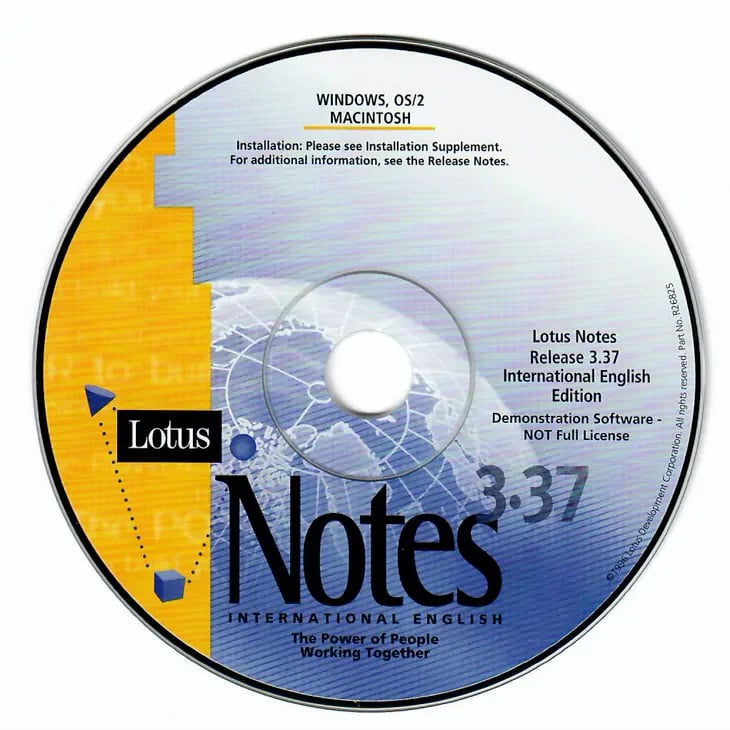 Lotus Notes Version 3.3.7