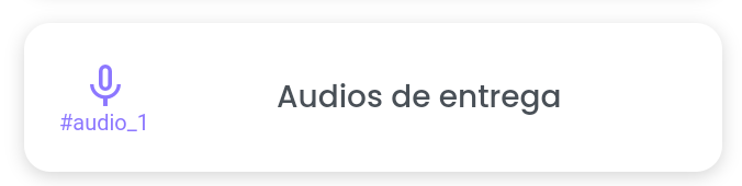 Campo tipo audio