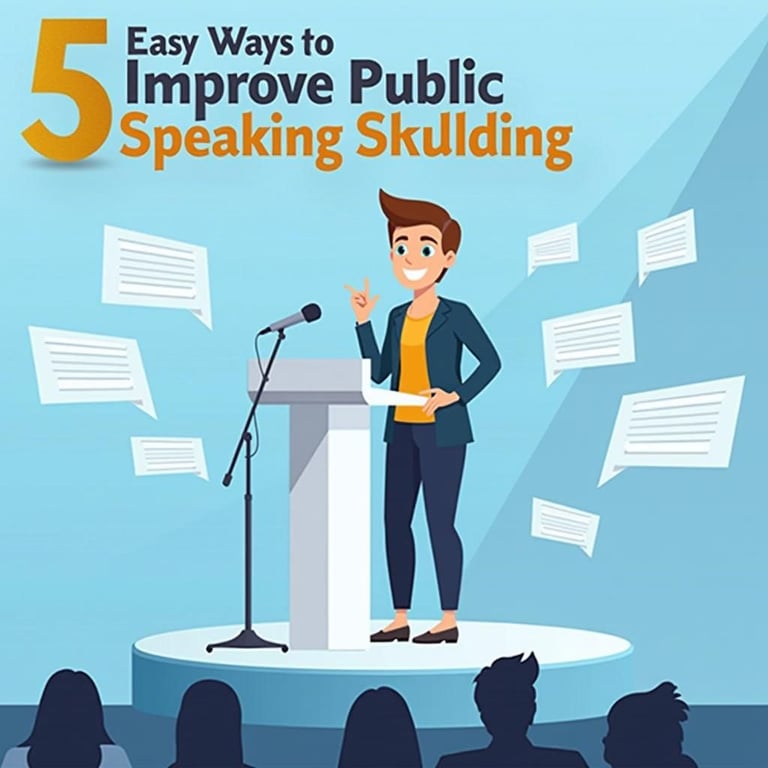 5 Easy Ways to Improve Your Public Speaking Skills
