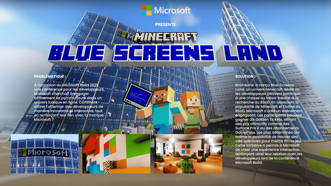 Microsoft Build - Blue screen Land