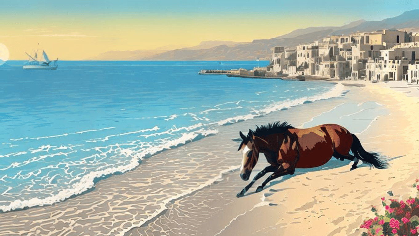 Ίχνη στην άμμο