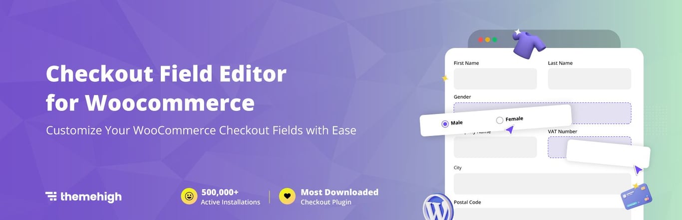 Checkout Field Editor (Checkout Manager) for WooCommerce feature preview