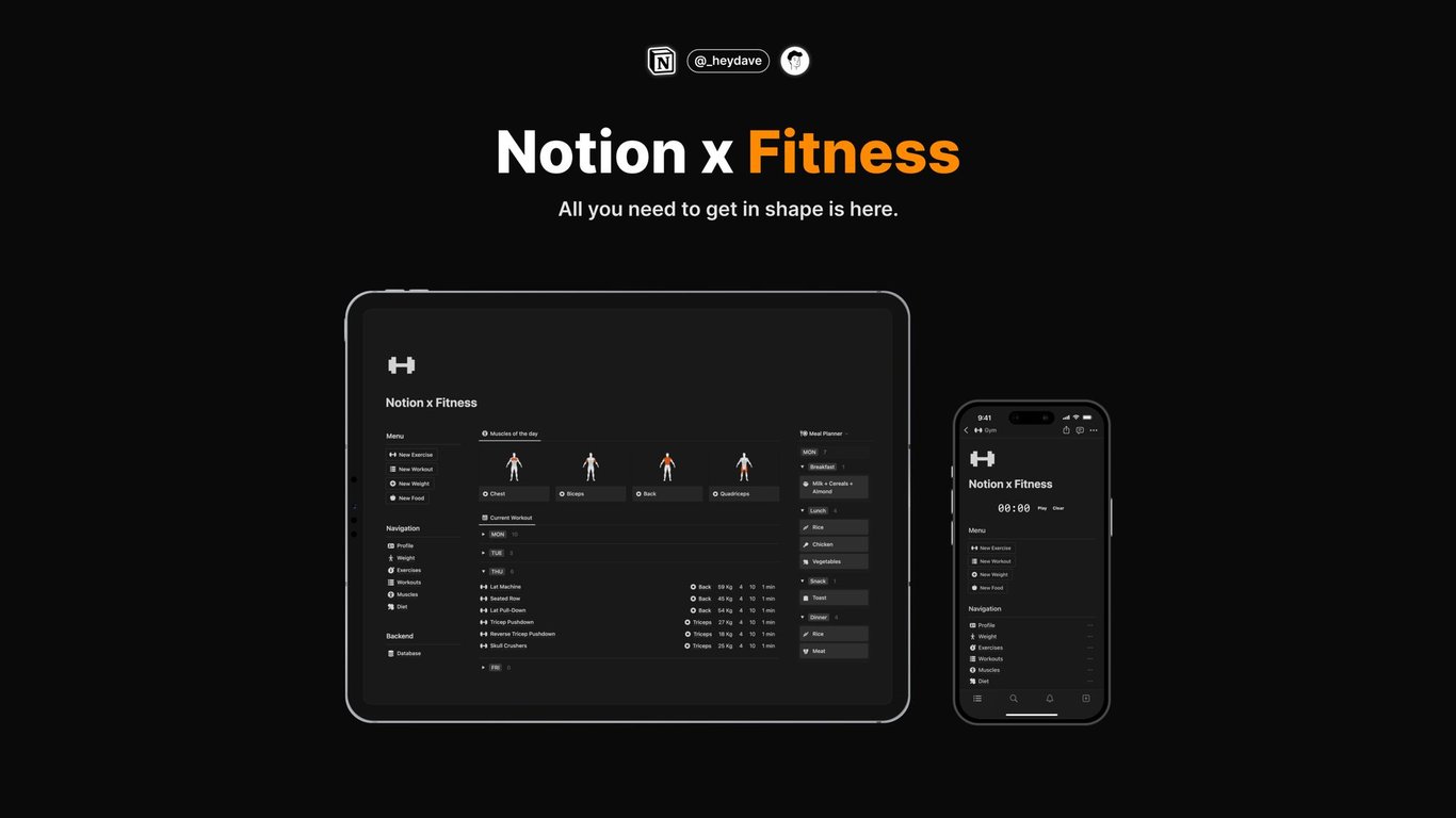 Notion x Fitness
