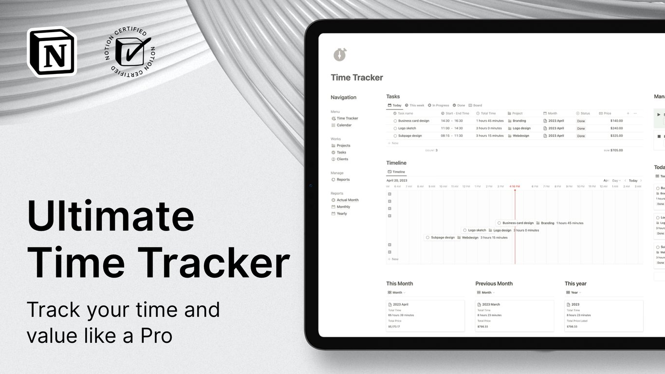 Notion Ultimate Time Tracker