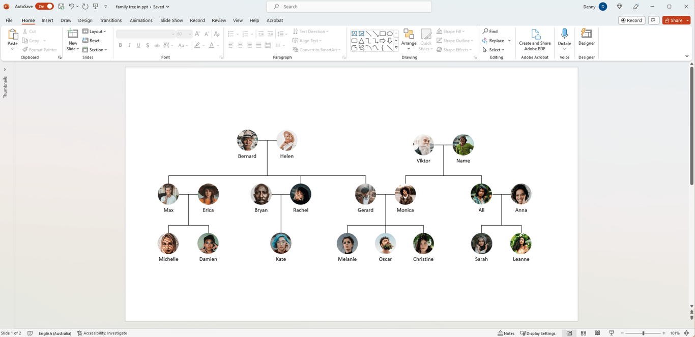 Tutio - 8 Generation Family Tree Chart - More Than A Branch