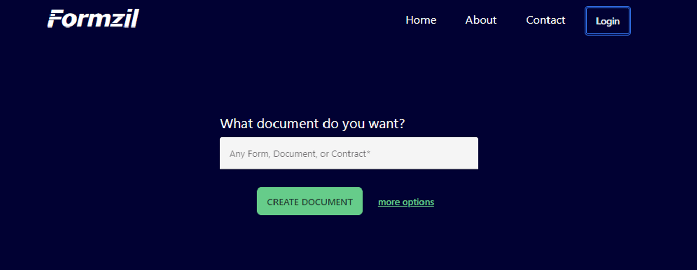 Formzil: Generación instantánea de documentos con un solo Clic