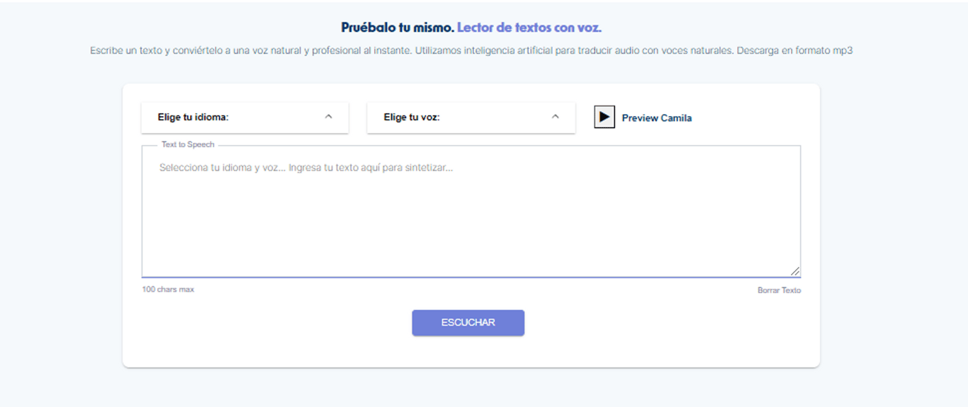 AudioBot: Convierte Texto en Voz Profesional con IA