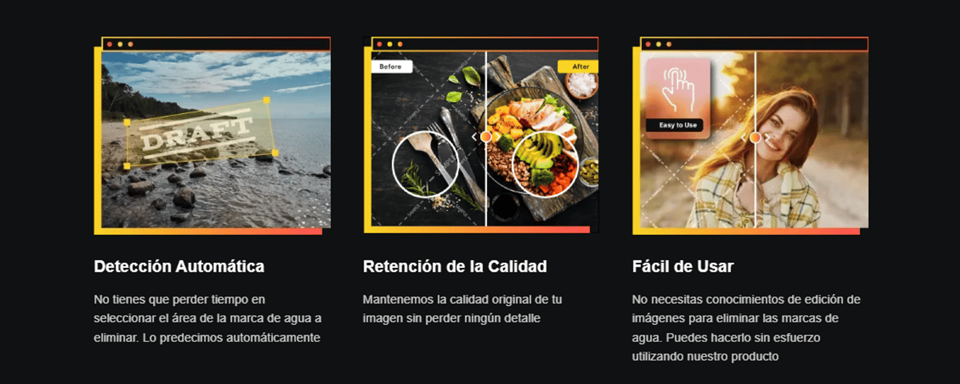 WatermarkRemover.io: Tu herramienta de IA para eliminar marcas de agua