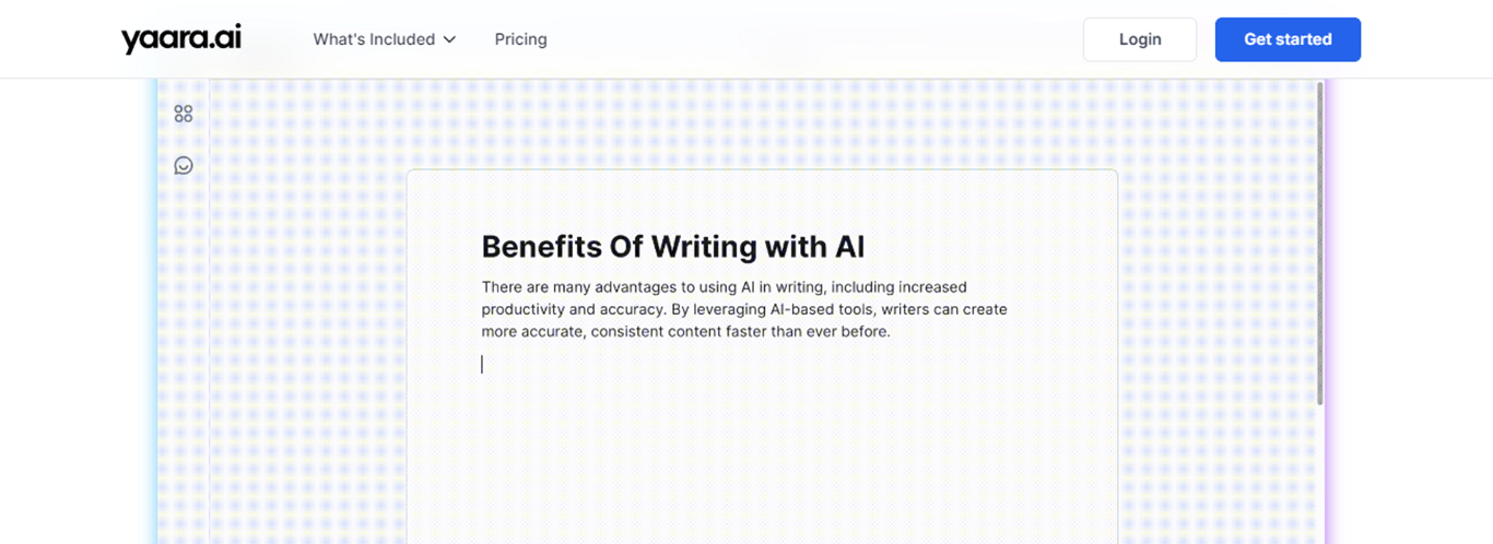 Yaara: Desbloquea tu potencial de escritura con IA