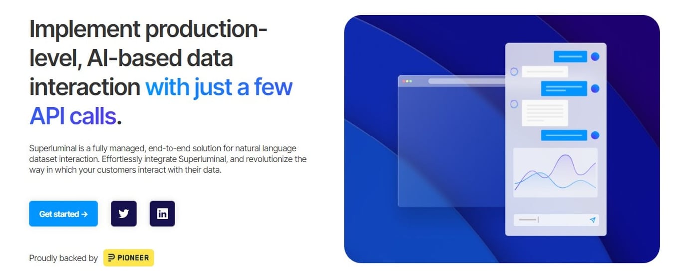 Superluminal: La IA para la Interacción de Datos
