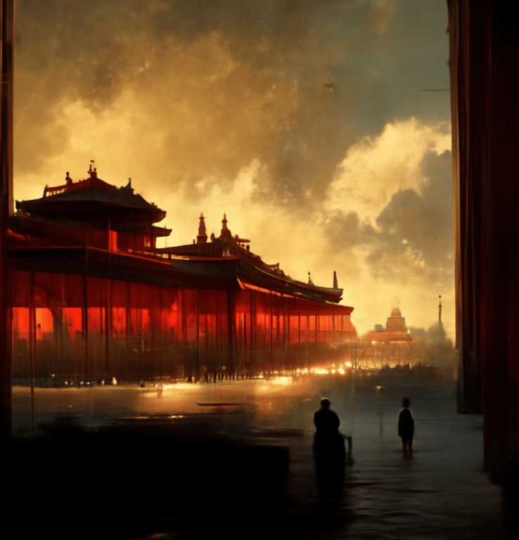 紫禁城，长曝光