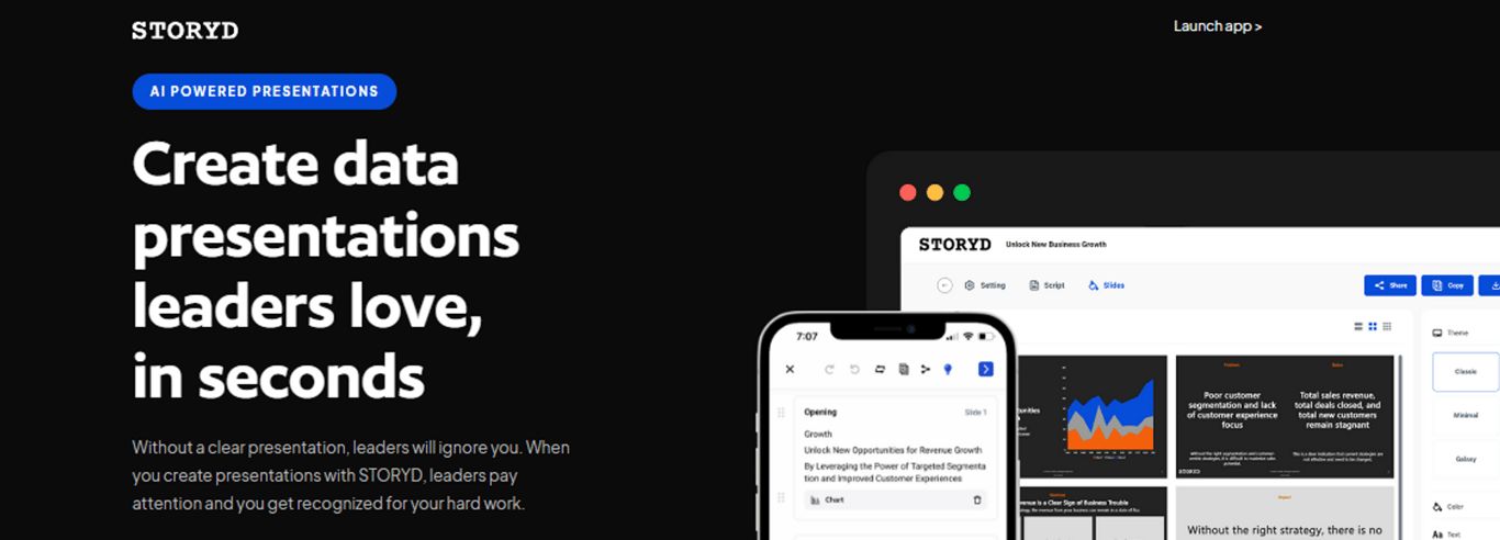 Storyd: Creando presentaciones de datos atractivas con IA