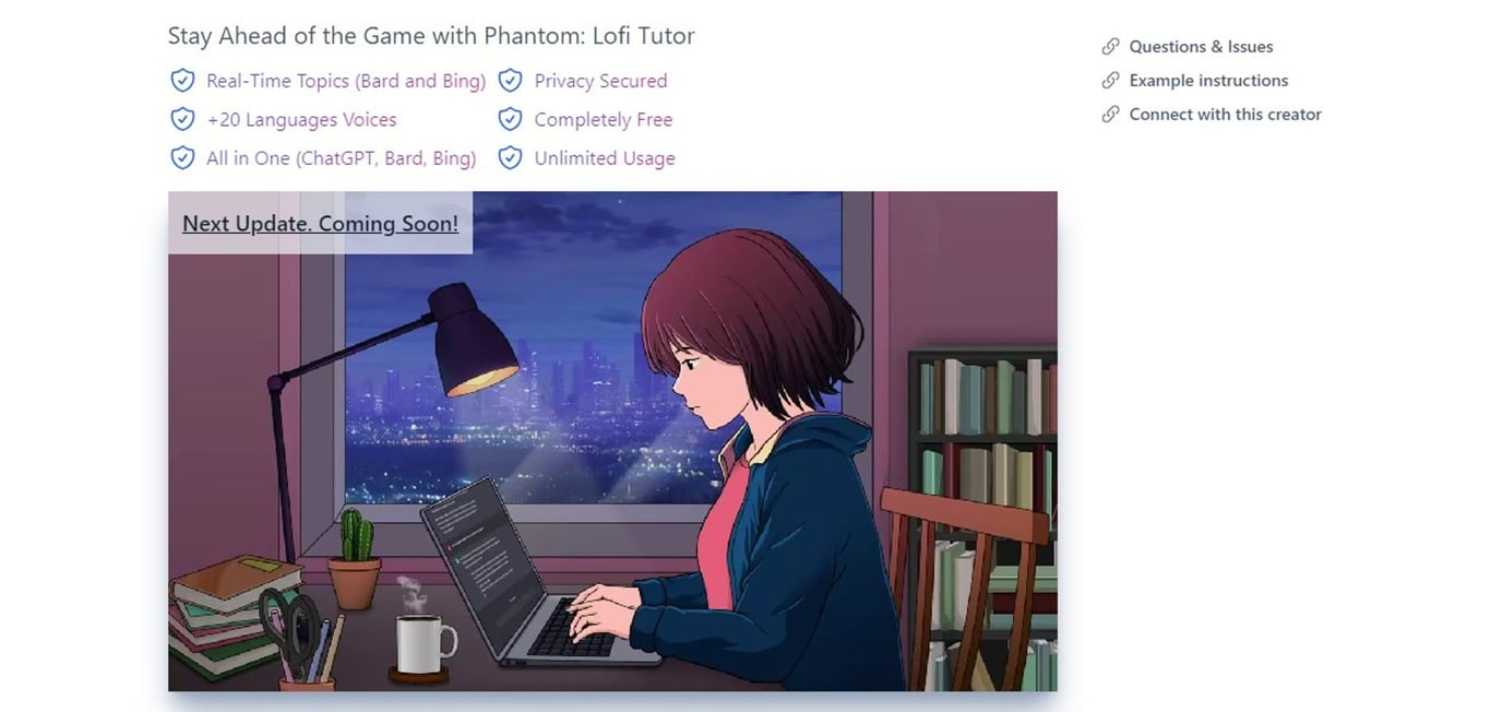 ChatGPT Phantom: Tu Asistente de Creación de Contenido Impulsado por IA