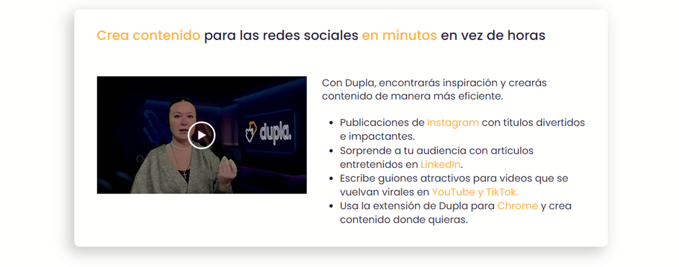 Dupla.ai: Revolucionando la Generación de Contenido con IA