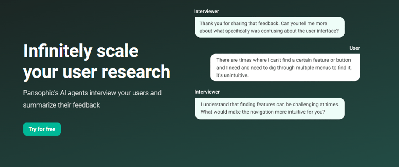 Pansophic: Revolucionando la investigación de usuarios con IA