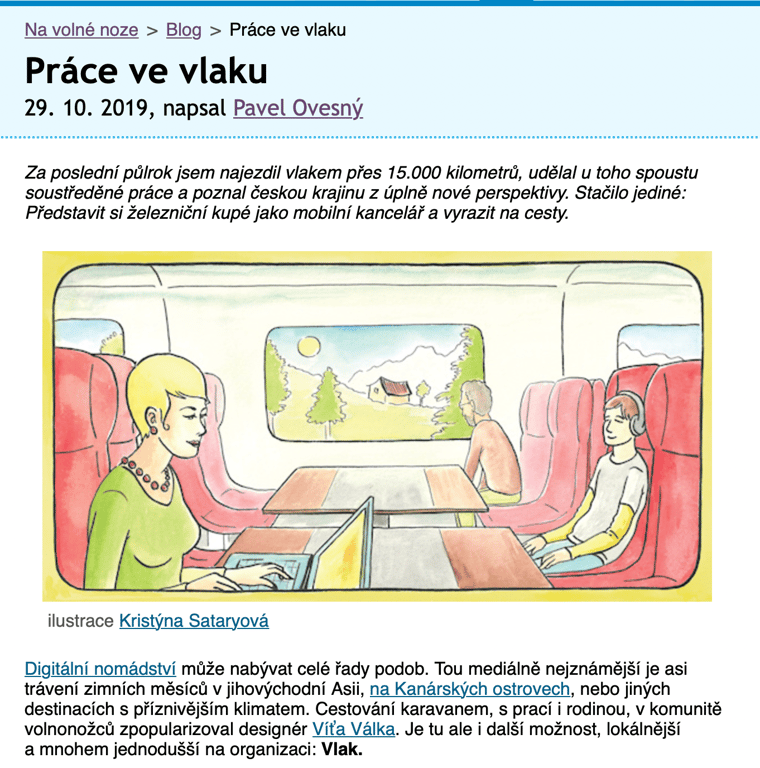 “Otvírák” Pavlova článku pro portál Navolnénoze.cz