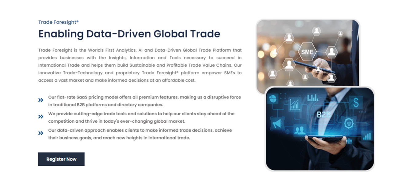 Trade Foresight: Tu aliado en el comercio internacional basado en IA