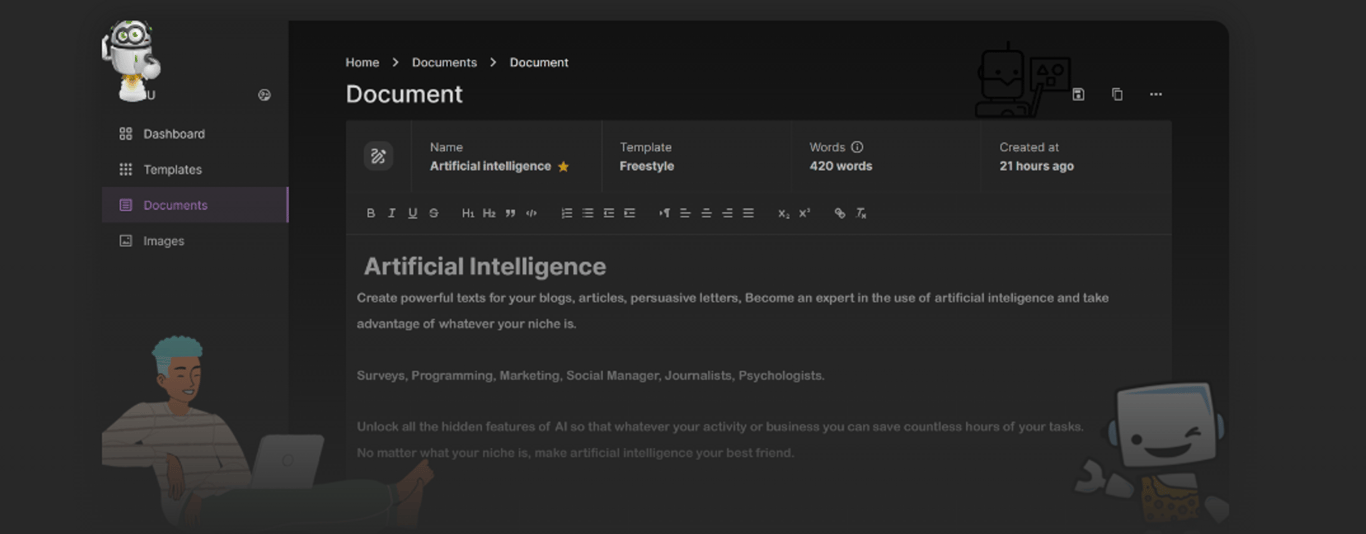 Artiro: Genera contenido de calidad con la ayuda de la IA