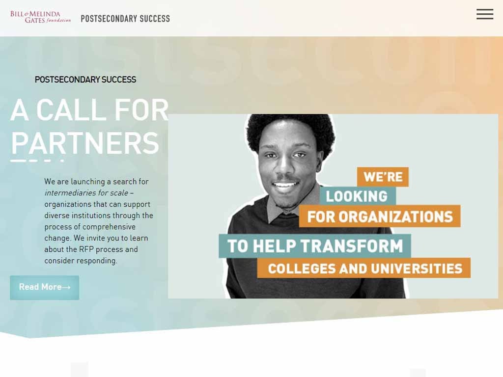 Gates Foundation Postecondary Success