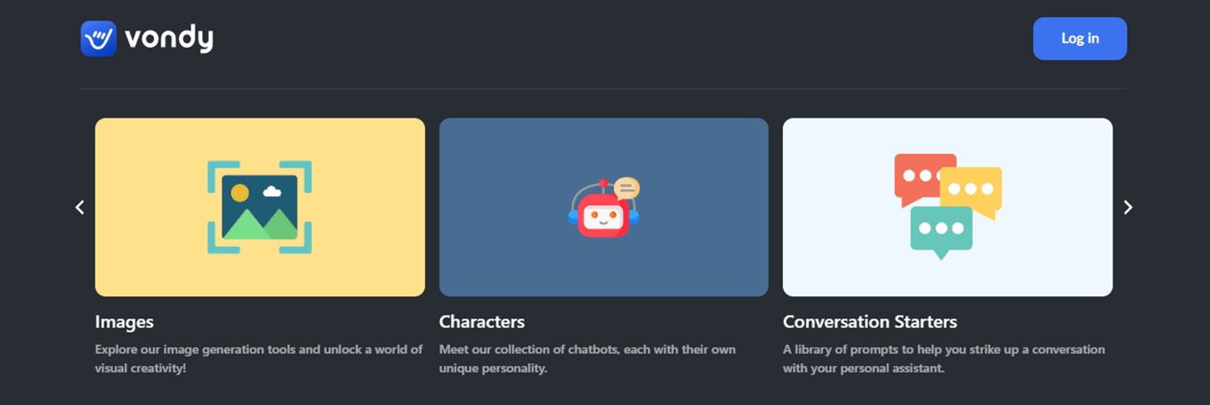 Vondy: Explorando la diversidad de aplicaciones de inteligencia artificial