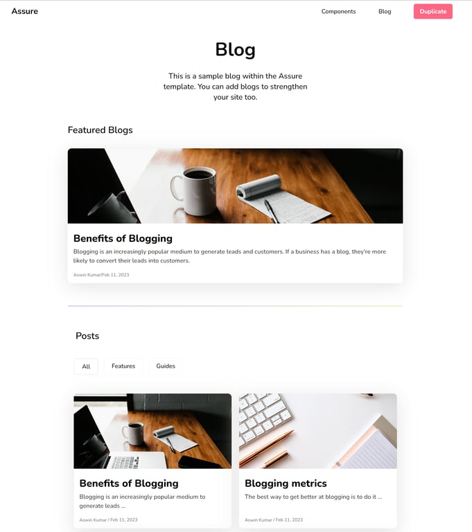 Assure blog