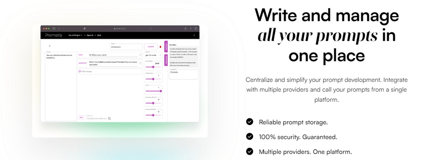 PromptlyHQ: Gestión de prompts de IA para equipos de productos de IA
