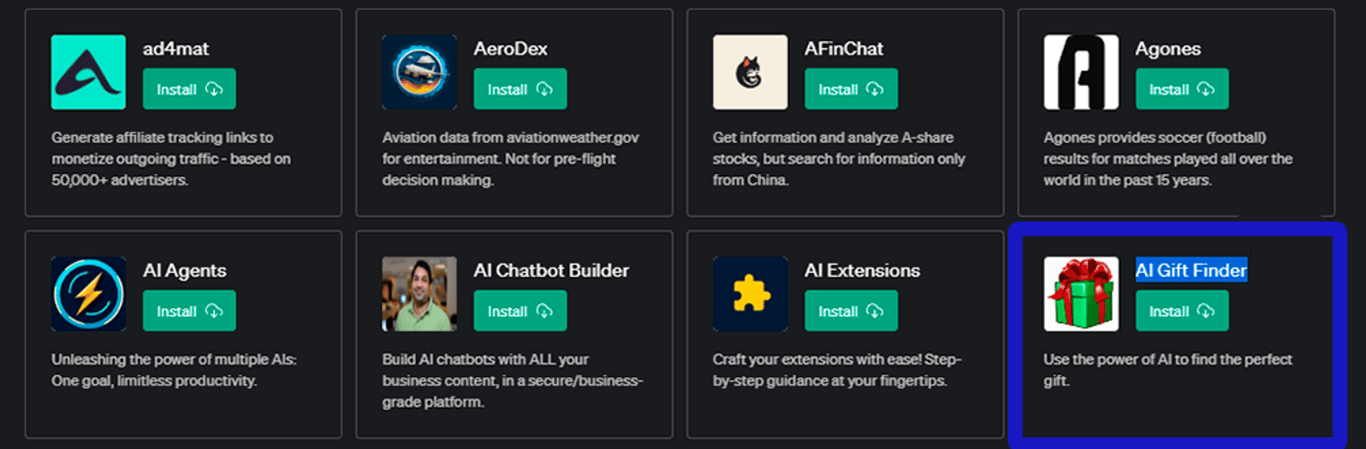 Plugin AI Gift Finder para ChatGPT: El Futuro de los Regalos