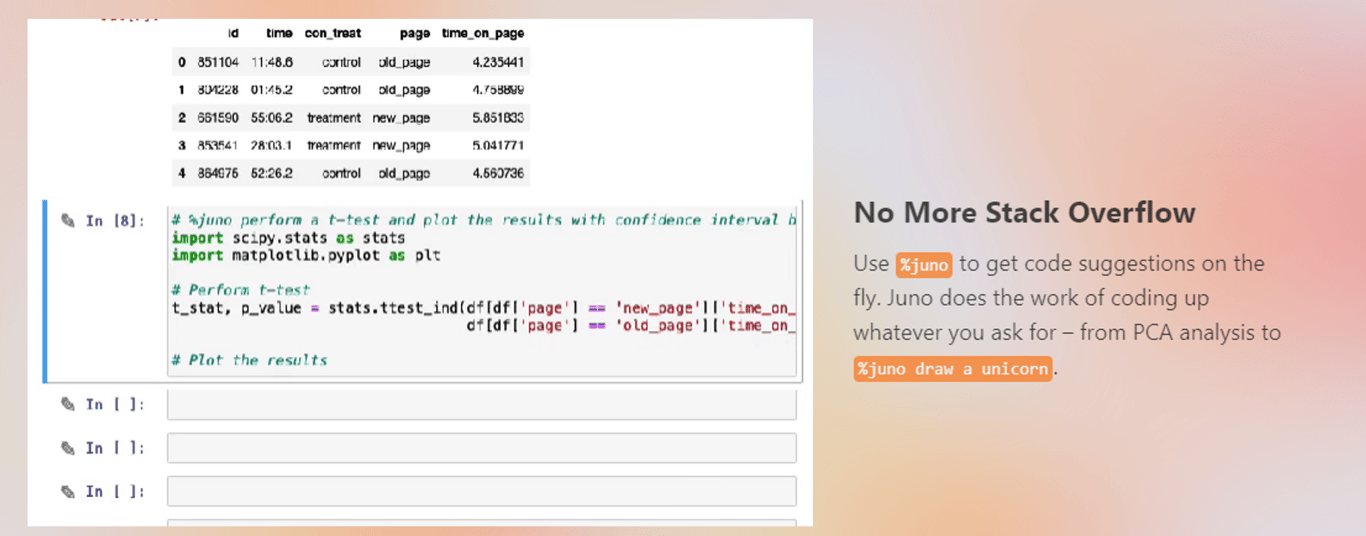 Juno: Tu copiloto de IA para Jupyter