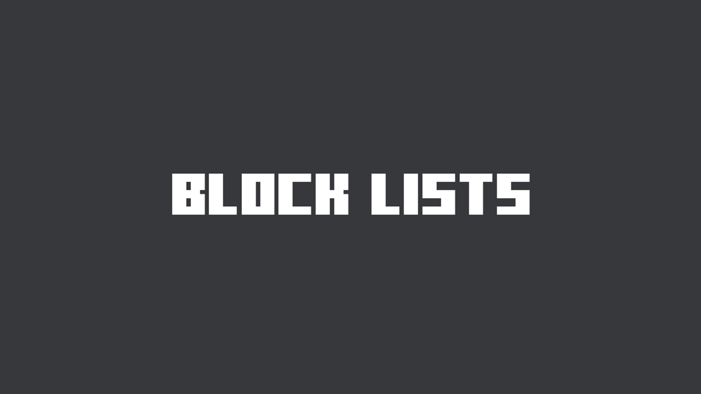 Block Lists