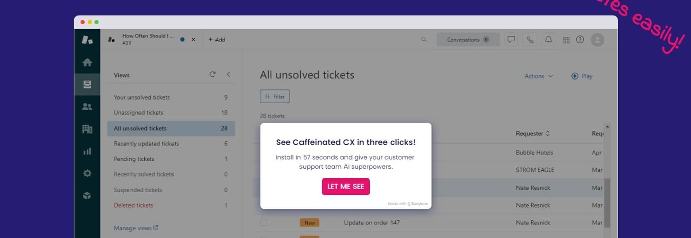 Caffeinated CX: Mejora la Eficiencia de tu Soporte al Cliente con IA