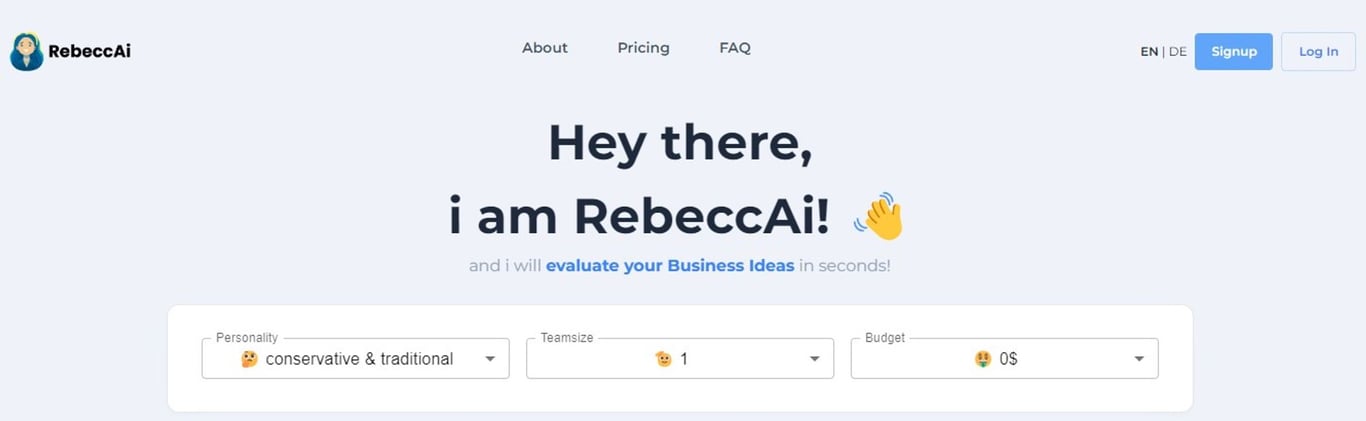 RebeccAi: La plataforma de evaluación y desarrollo de ideas con ChatGPT