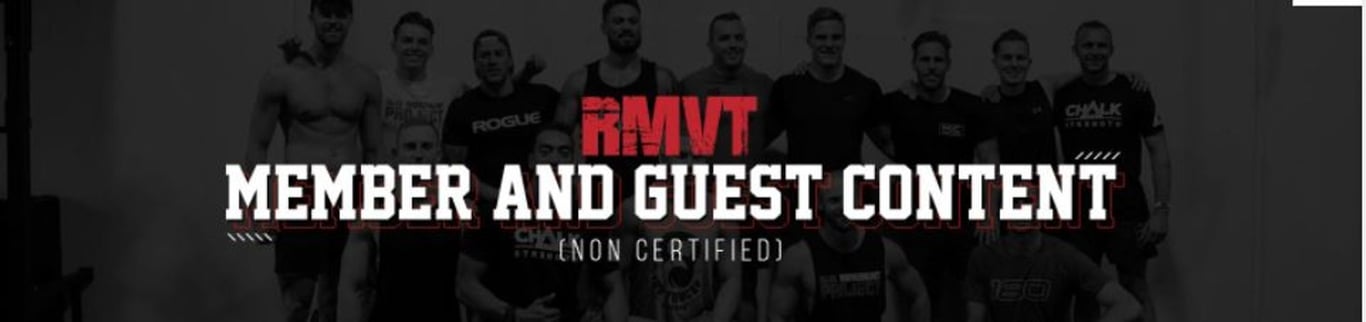 RMVT Member & Guest Content (Non Certified)