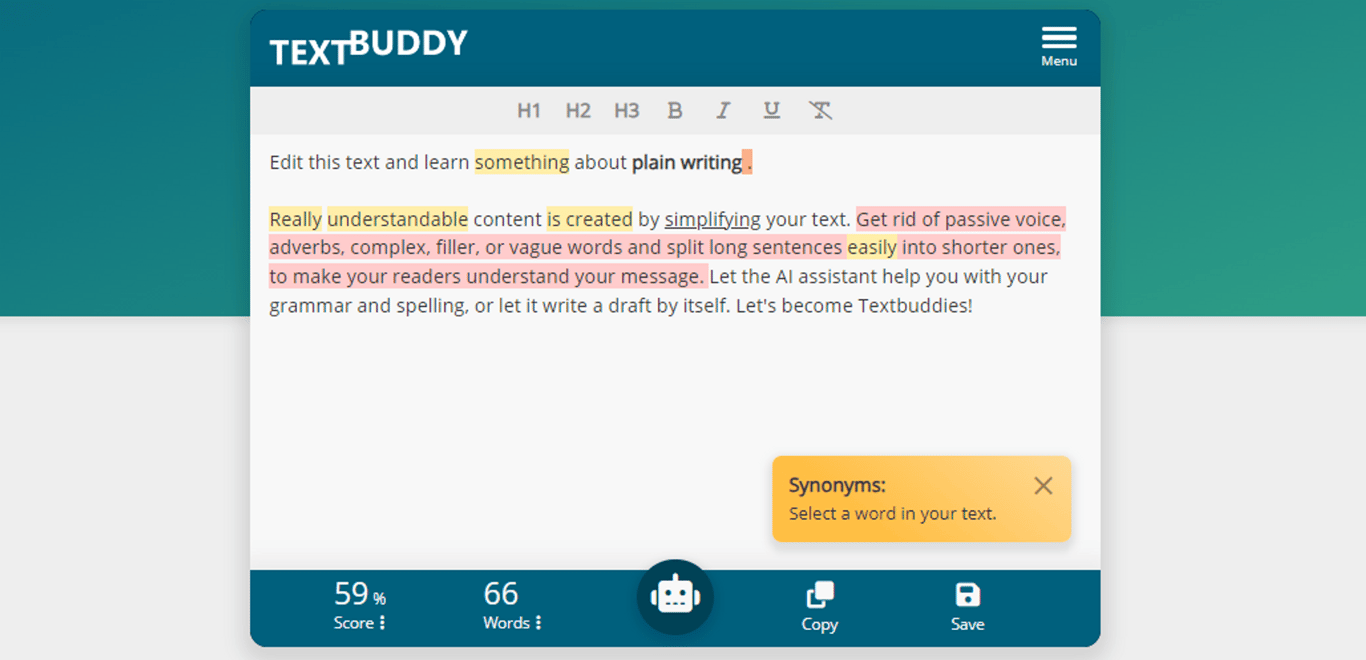 Textbuddy: Tu compañero ideal para mejorar la escritura