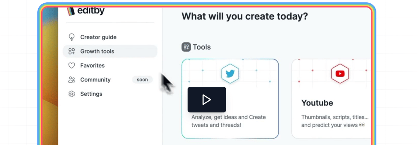 Editby: Impulsando la Creación de Contenido con IA