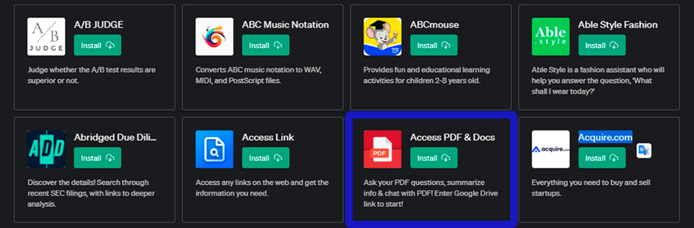 Plugin Access PDF & Docs para ChatGPT: Ampliando las Capacidades de IA