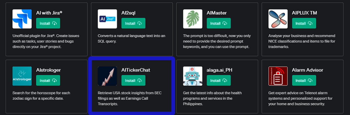 Plugin AITickerChat: Revolucionando la investigación financiera