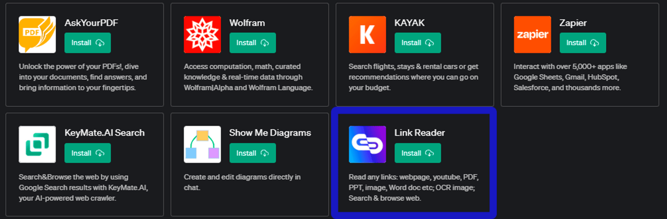 Plugin Link Reader para ChatGPT: Tu herramienta para interpretar contenido digital