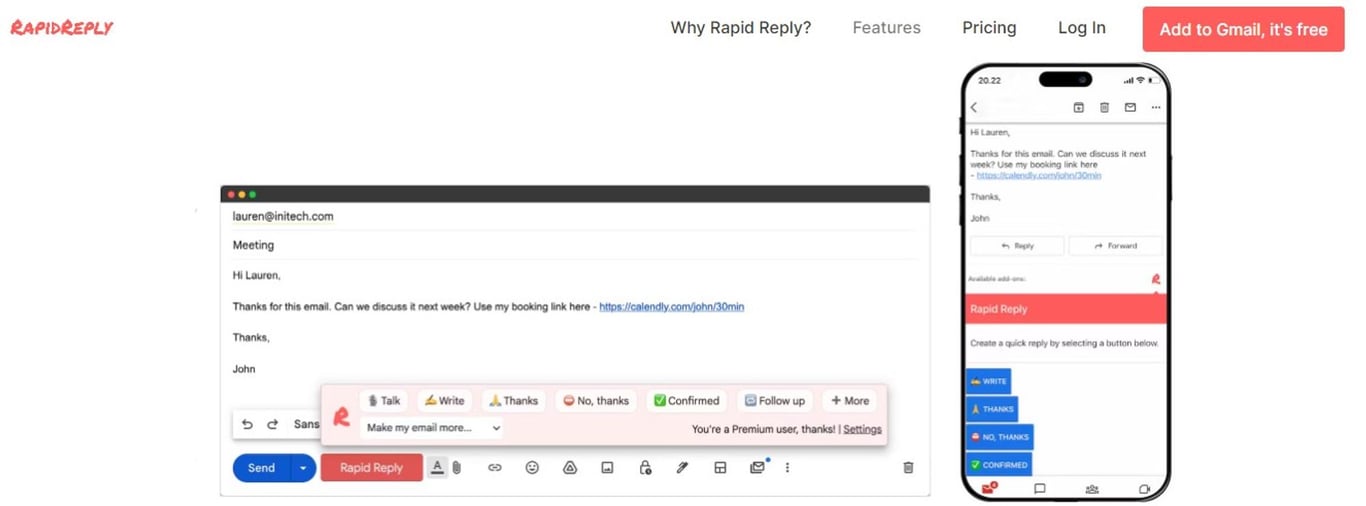 Rapid Reply: Tu Asistente de Correo Electrónico Impulsado por IA