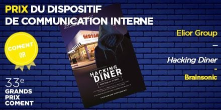 COM-ENT d'Or pour « Hacking Diner »