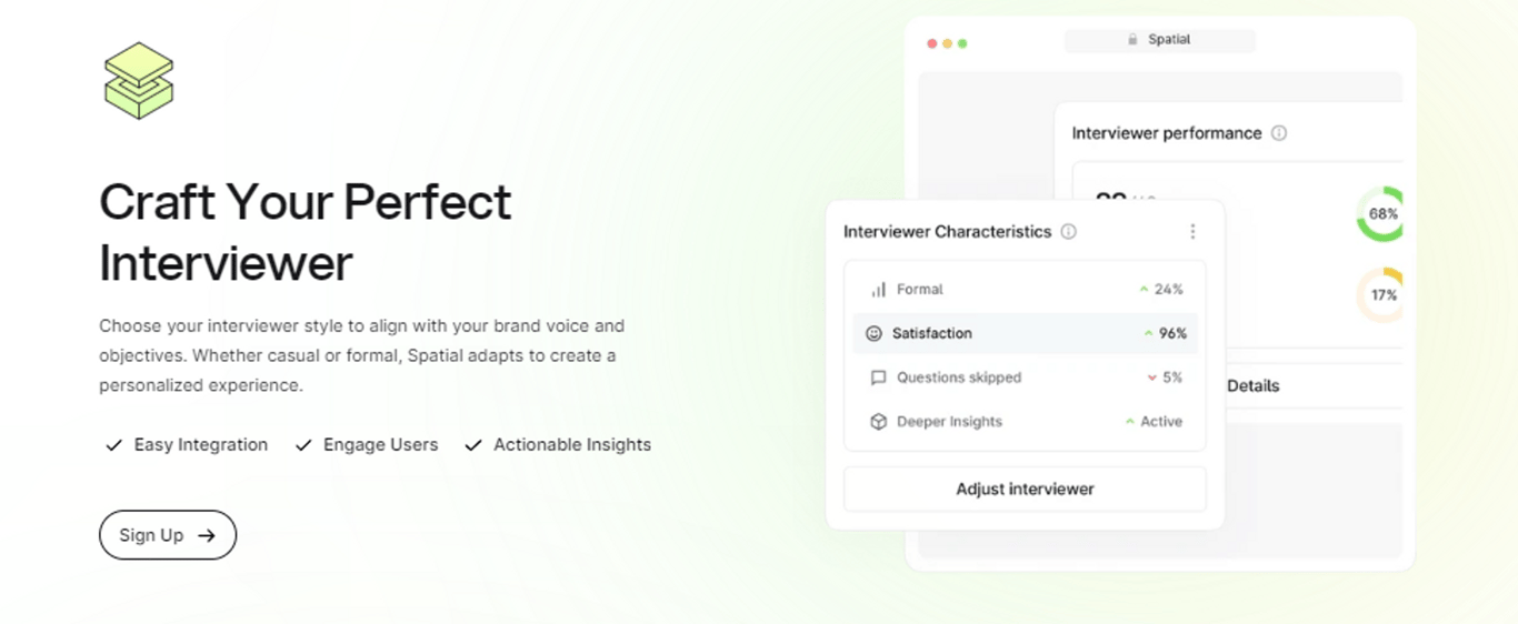 Spatial: Revolucionando las entrevistas y encuestas con IA