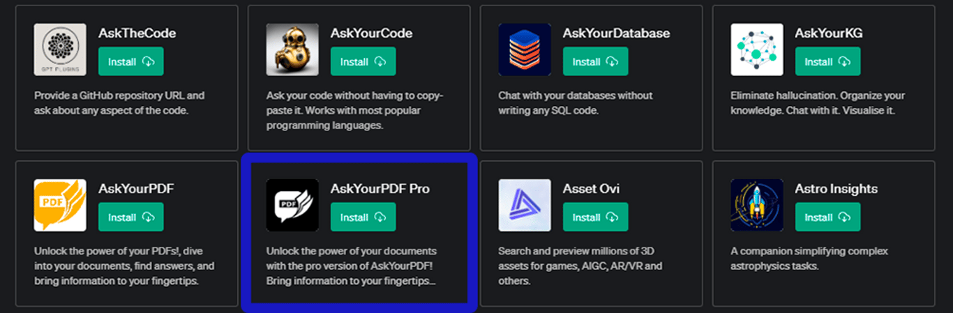 Plugin AskYourPDF Pro para ChatGPT: Análisis y experiencia