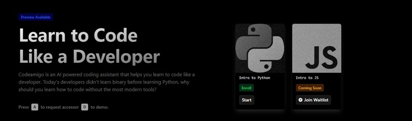 Codeamigo: Aprende a programar con tutoriales impulsados por inteligencia artificial