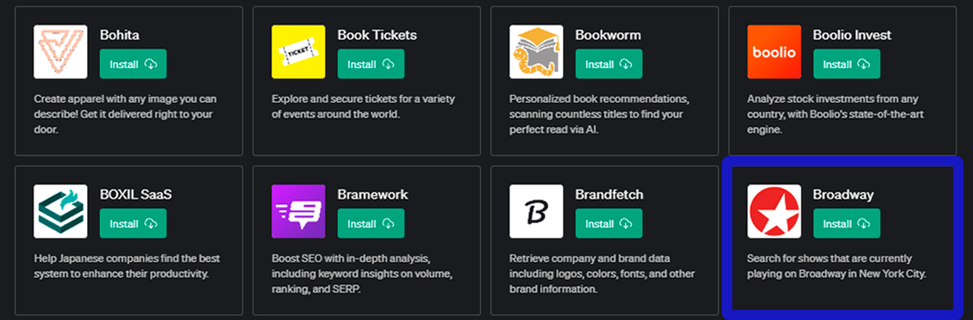 Plugin Broadway para ChatGPT: Tu guía personal de Broadway